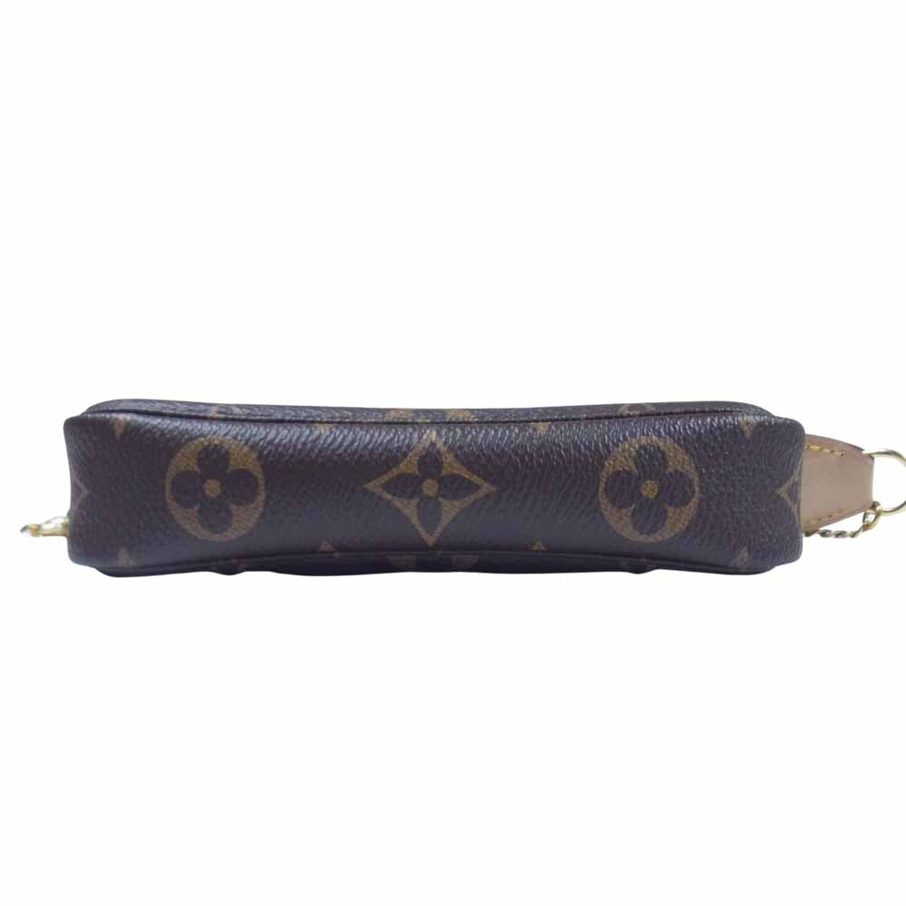 LOUIS VUITTON ルイ・ヴィトン M58009 モノグラム ミニポシェット アクセソワール ブラウン系【美品】【中古】
