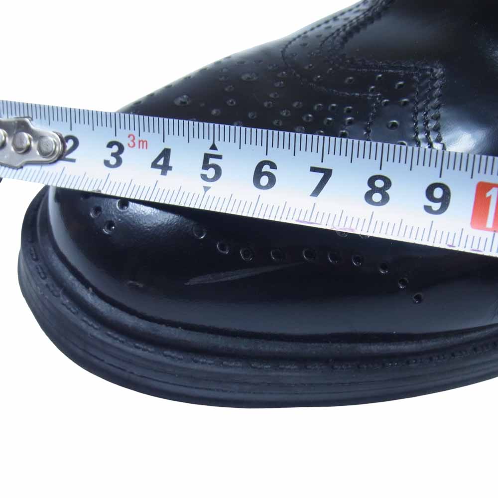 FICCE フィッチェ ウィングチップ レザー シューズ ブラック系 27cm【中古】