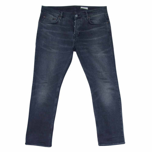 オールセインツ ME016M REX STRAIGHT 5ポケット ボタンフライ ストレート デニム パンツ ブラック系 36【中古】