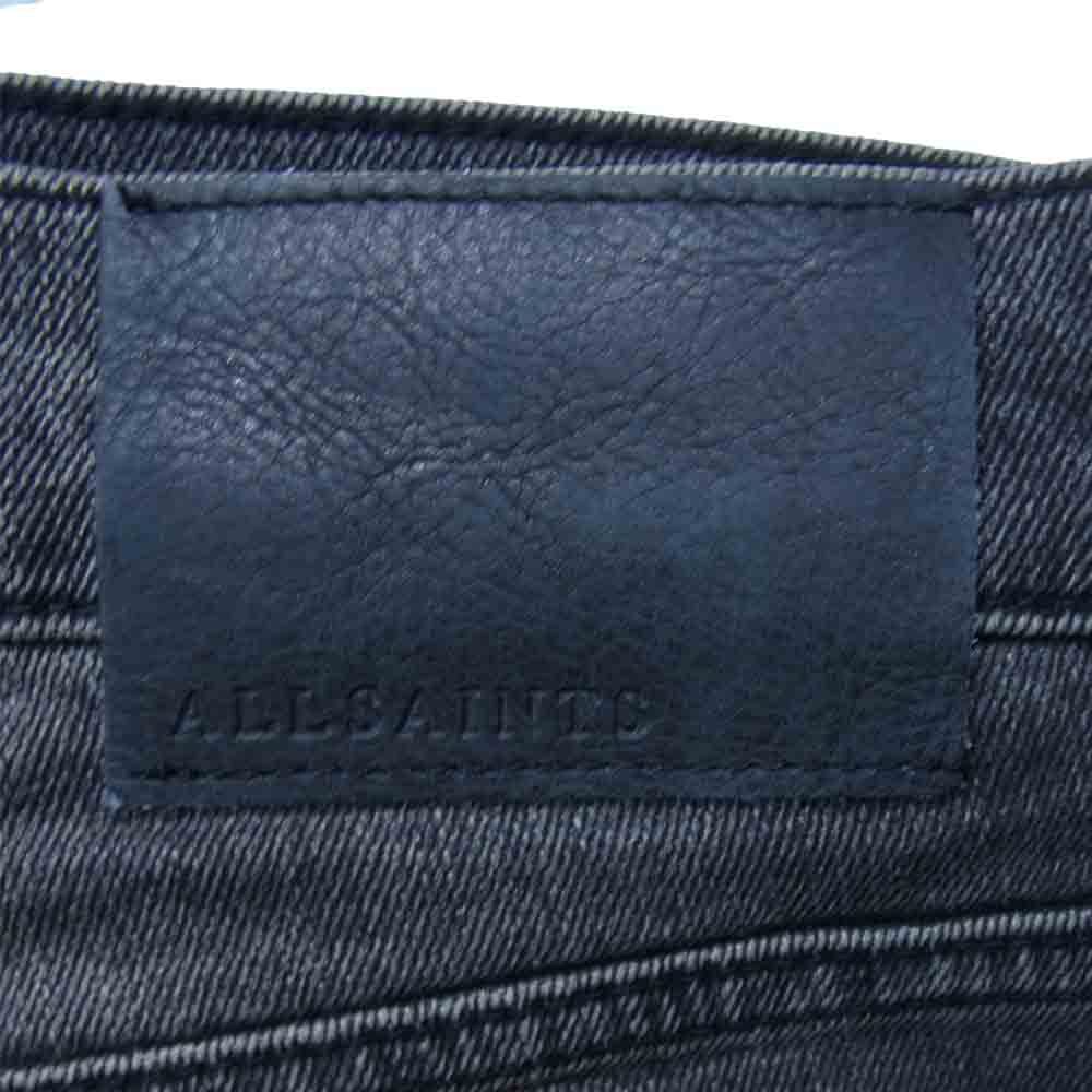 オールセインツ ME016M REX STRAIGHT 5ポケット ボタンフライ ストレート デニム パンツ ブラック系 36【中古】