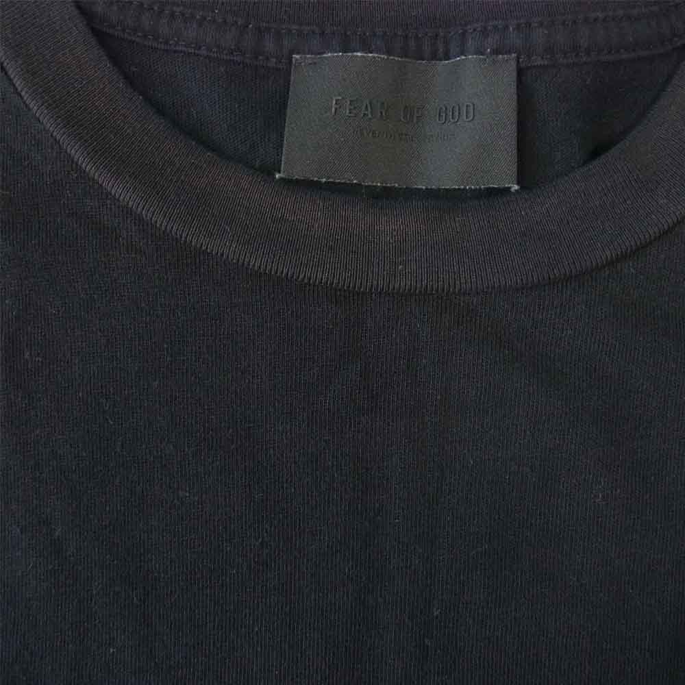 FEAR OF GOD フィアオブゴッド FG-50-058CTJ 7th Collection PERFECT VINTAGE TEE セブンス コレクション パーフェクト ヴィンテージ Tシャツ 半袖 ブラック系 L【中古】