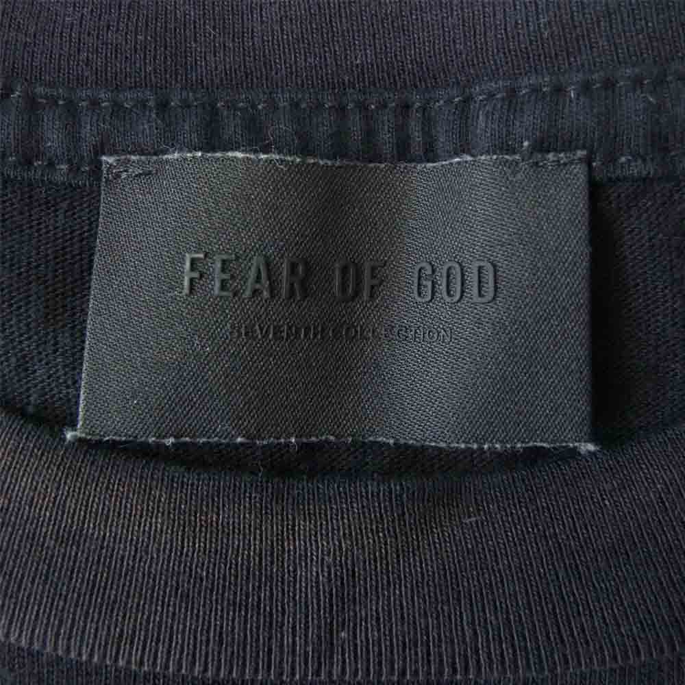 FEAR OF GOD フィアオブゴッド FG-50-058CTJ 7th Collection PERFECT VINTAGE TEE セブンス コレクション パーフェクト ヴィンテージ Tシャツ 半袖 ブラック系 L【中古】