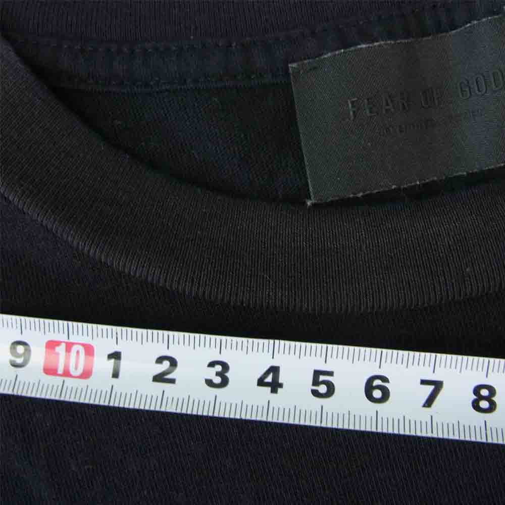FEAR OF GOD フィアオブゴッド FG-50-058CTJ 7th Collection PERFECT VINTAGE TEE セブンス コレクション パーフェクト ヴィンテージ Tシャツ 半袖 ブラック系 L【中古】