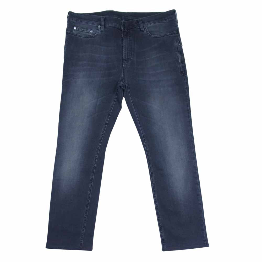NEIL BARRETT ニールバレット 20SS BDE002-F9802 イタリア製 スキニーフィット テーパード デニム パンツ ブラック系 36【中古】