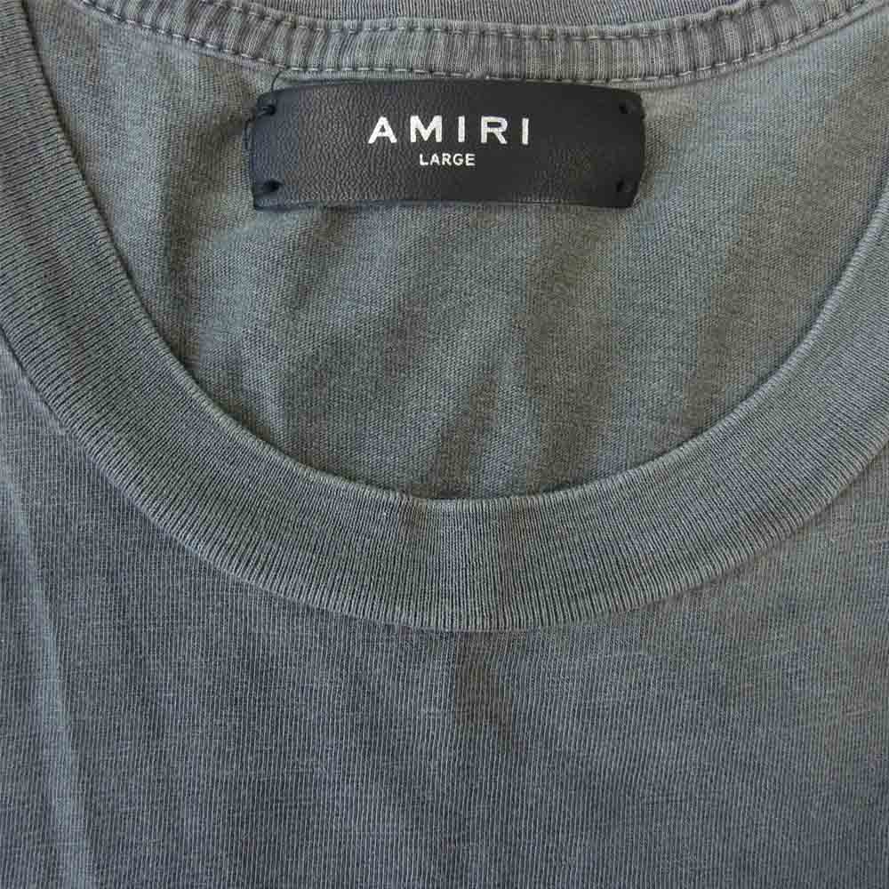 アミリ Good Guys wear Black Tee グッド ガイズ ウェアー Tシャツ 半袖 グレー系 L【中古】