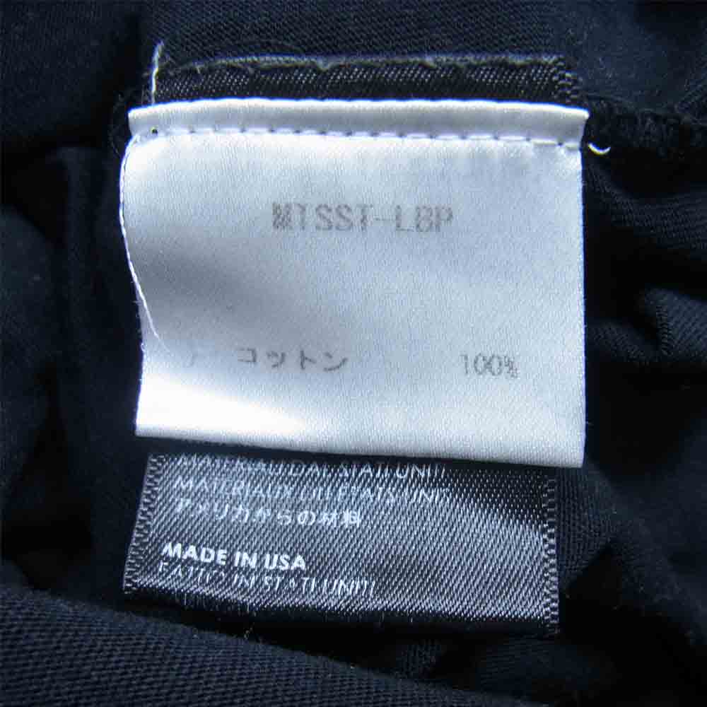アミリ 18AW MTSST-LBP 国内正規品 THE LOSTBOY ロストボーイプリント ダメージ加工 半袖カットソー ブラック系 40【中古】