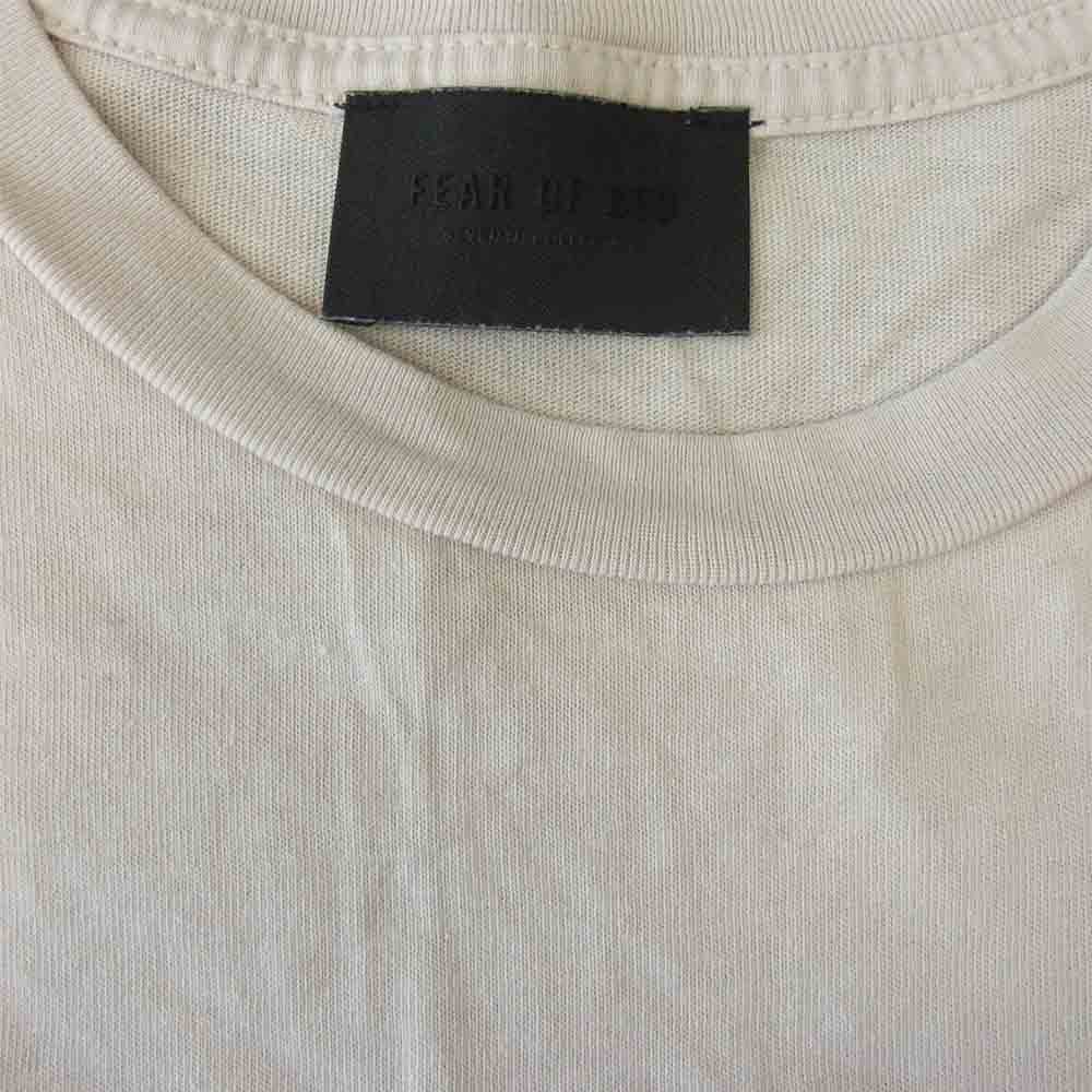 FEAR OF GOD フィアオブゴッド FG-50-058CTJ 7th Collection PERFECT VINTAGE TEE セブンス コレクション パーフェクト ヴィンテージ Tシャツ 半袖 グレージュ系 L【中古】