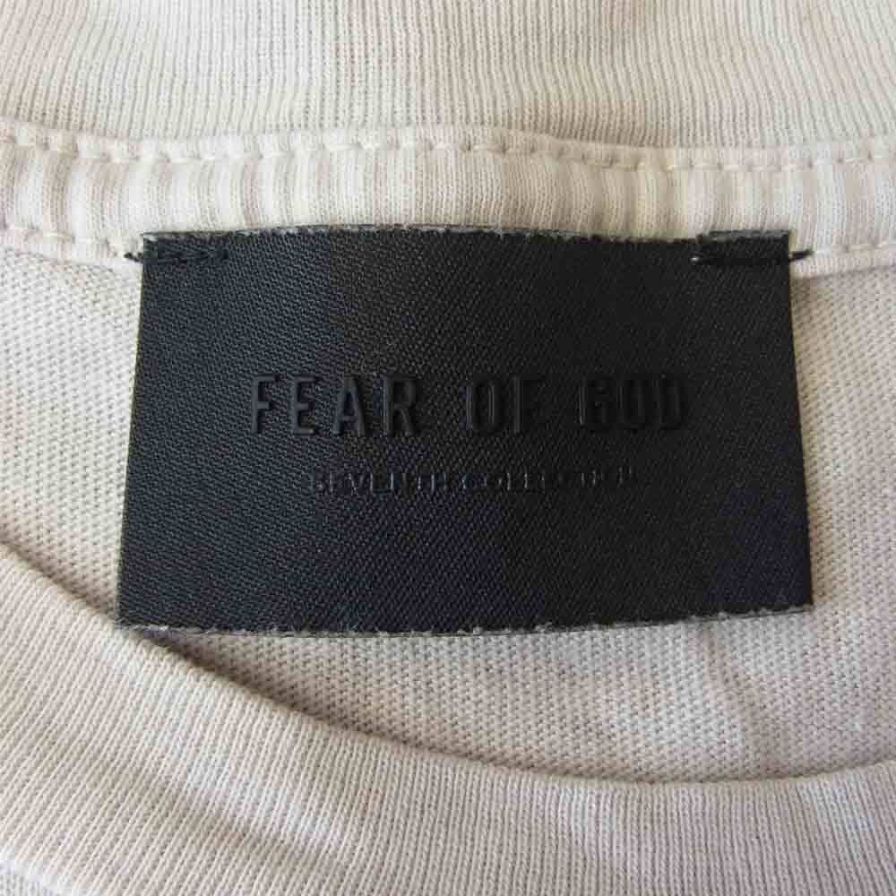 FEAR OF GOD フィアオブゴッド FG-50-058CTJ 7th Collection PERFECT VINTAGE TEE セブンス コレクション パーフェクト ヴィンテージ Tシャツ 半袖 グレージュ系 L【中古】