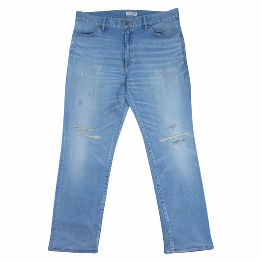 Ron Herman ロンハーマン DENIM 2720600117 ダメージ リペア ユーズド加工 デニム パンツ インディゴブルー系 36【中古】