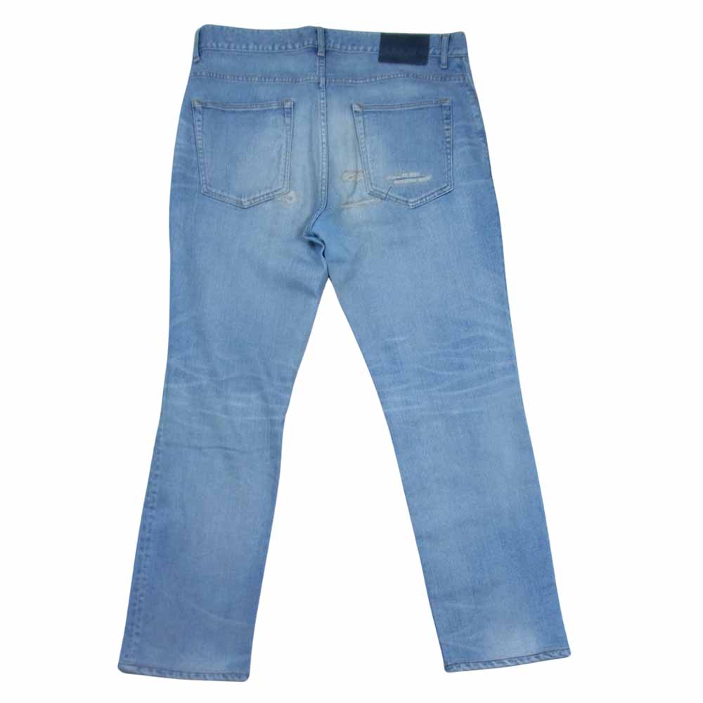 Ron Herman ロンハーマン DENIM 2720600117 ダメージ リペア ユーズド加工 デニム パンツ インディゴブルー系 36【中古】