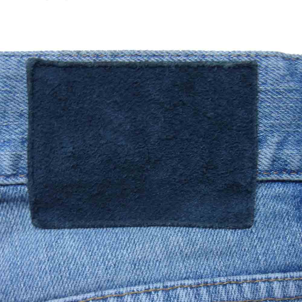 Ron Herman ロンハーマン DENIM 2720600117 ダメージ リペア ユーズド加工 デニム パンツ インディゴブルー系 36【中古】