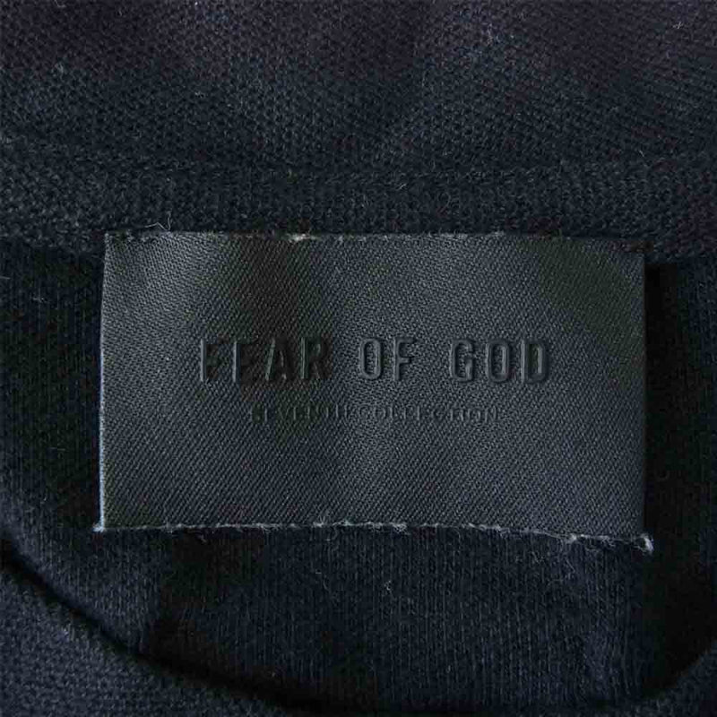 FEAR OF GOD フィアオブゴッド FG50-039PIQ 7th Collection Pique Pocket Tee セブンス コレクション ピケ ポケット Tシャツ 半袖 ブラック系 M【中古】