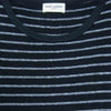 SAINT LAURENT サンローラン エディ期 15AW 391248 Y2MB1 ボーダー 半袖カットソー ブラック系 L【中古】