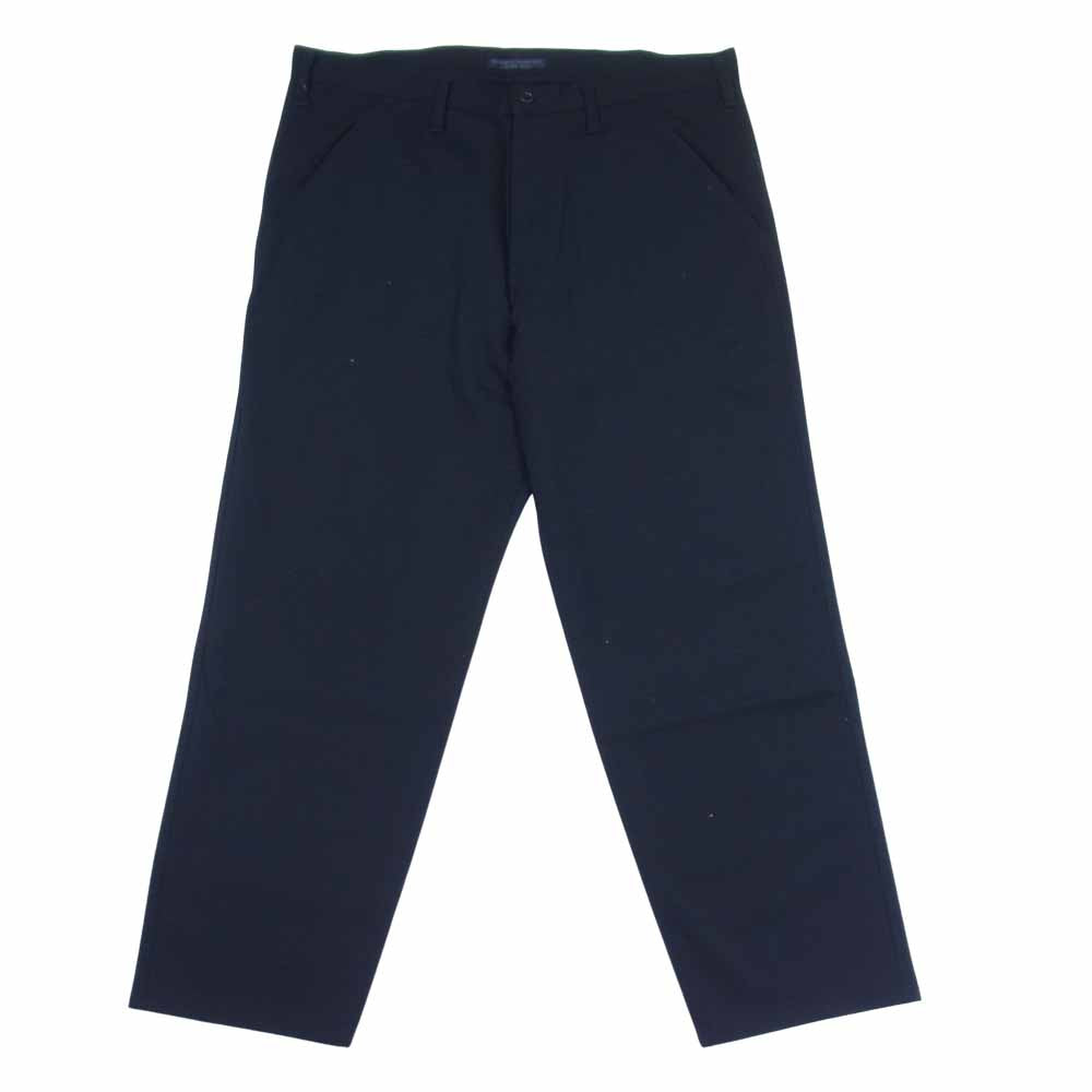 Yohji Yamamoto ヨウジヤマモト REGULATION MEN 17AW HK-P01-140 ノータック ウールギャバ テーパードパンツ ブラック系 3【中古】