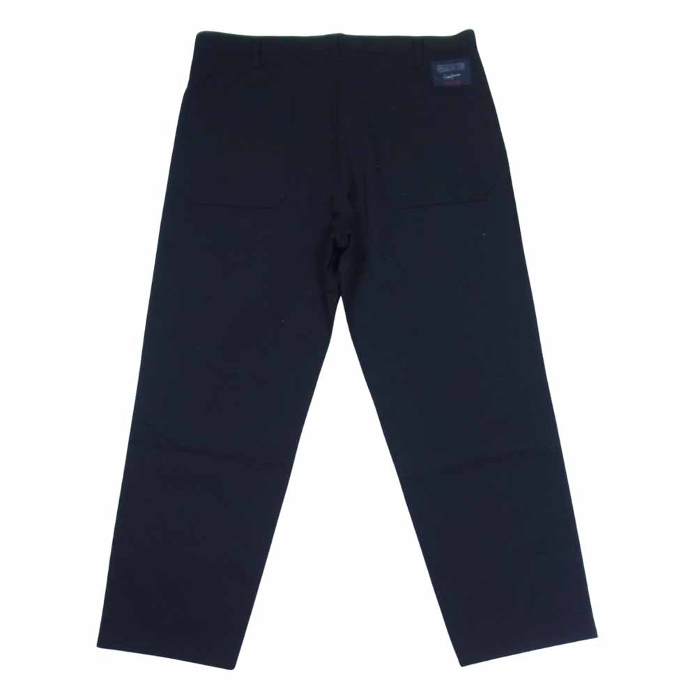 Yohji Yamamoto ヨウジヤマモト REGULATION MEN 17AW HK-P01-140 ノータック ウールギャバ テーパードパンツ ブラック系 3【中古】