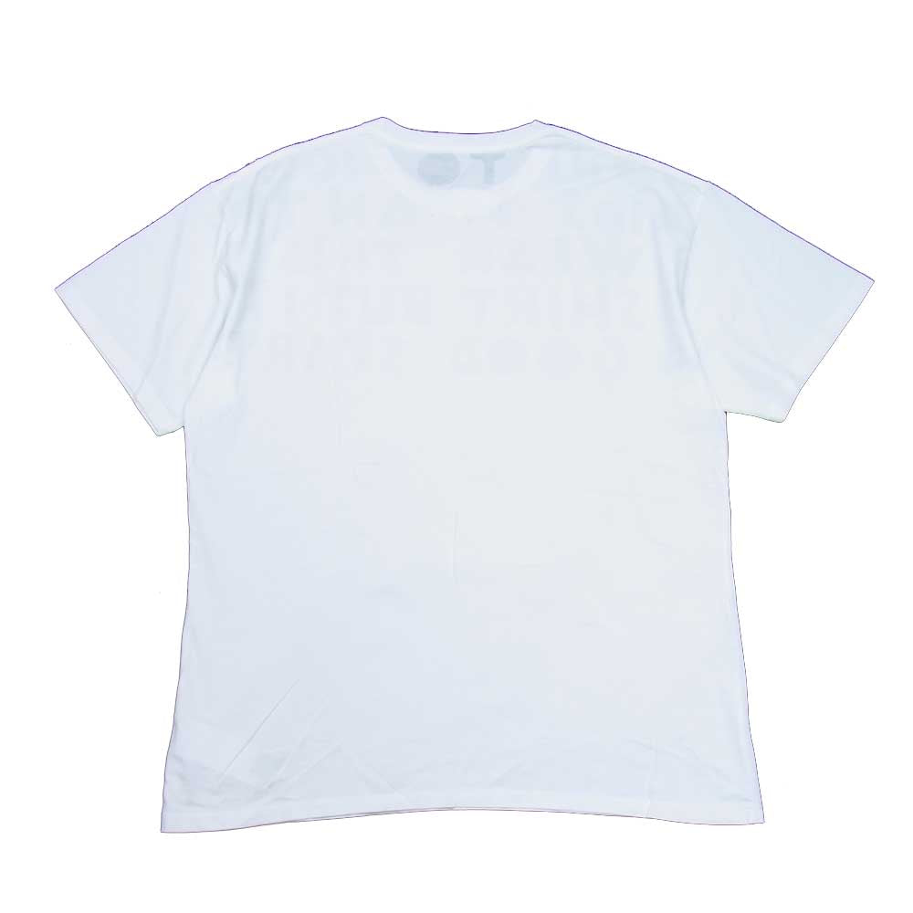MAISON MARGIELA メゾンマルジェラ 21AW S50GC0663 S22816 10ライン オーバーサイズ チャリティー グラフィック Tシャツ ホワイト系 M【美品】【中古】