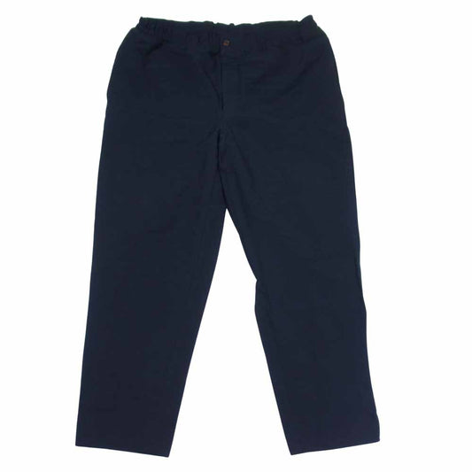 COMME des GARCONS コムデギャルソン HOMME DEUX オムドゥ AD2018 ポリ縮絨 テーパード イージーパンツ ブラック系 L【美品】【中古】