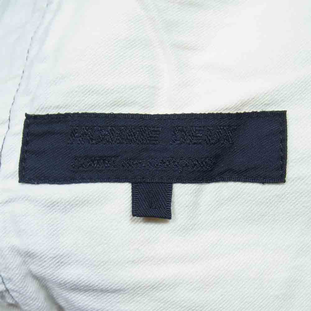 COMME des GARCONS コムデギャルソン HOMME DEUX オムドゥ AD2018 ポリ縮絨 テーパード イージーパンツ ブラック系 L【美品】【中古】