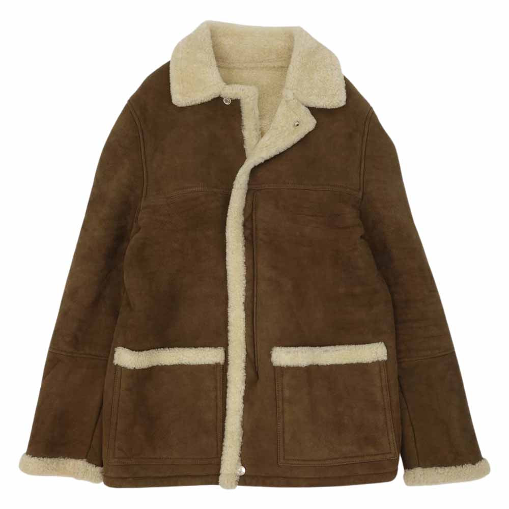 コバート 1159-343-5743 国内正規品 MOUTON HALF COAT ムートン ボア ランチ コート ジャケット ブラウン系【中古】