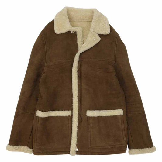 コバート 1159-343-5743 国内正規品 MOUTON HALF COAT ムートン ボア ランチ コート ジャケット ブラウン系【中古】