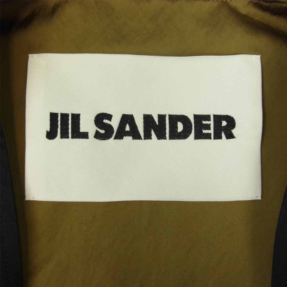 JIL SANDER ジルサンダー ノーカラー コーチ ジャケット ブラック系 50【美品】【中古】