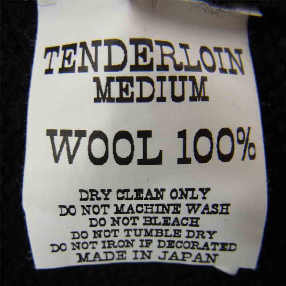 TENDERLOIN テンダーロイン T-COMMAND V KNIT コマンド ニット Vネック セーター ブラック系 M【中古】