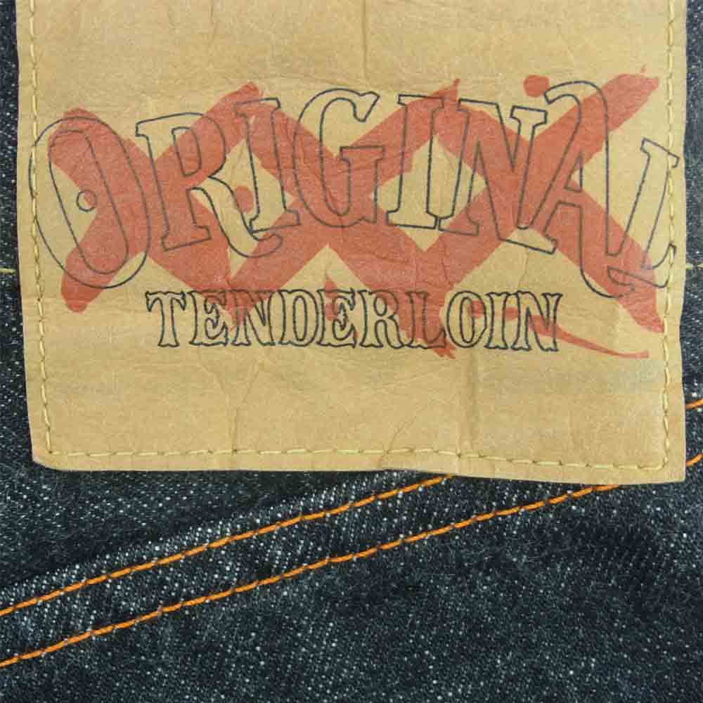 TENDERLOIN テンダーロイン 20AW XXX リジッド ボタンフライ ステッチ2カラー デニム パンツ インディゴブルー系 36【中古】