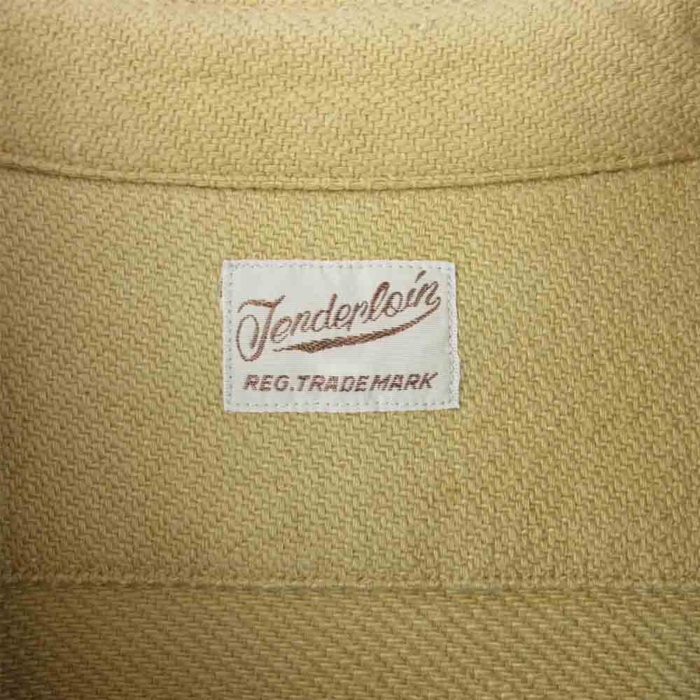 TENDERLOIN テンダーロイン T-HEAVY FLANNEL SHT SOLID ソリッド ヘビー フランネル 長袖 シャツ ベージュ系 M【中古】