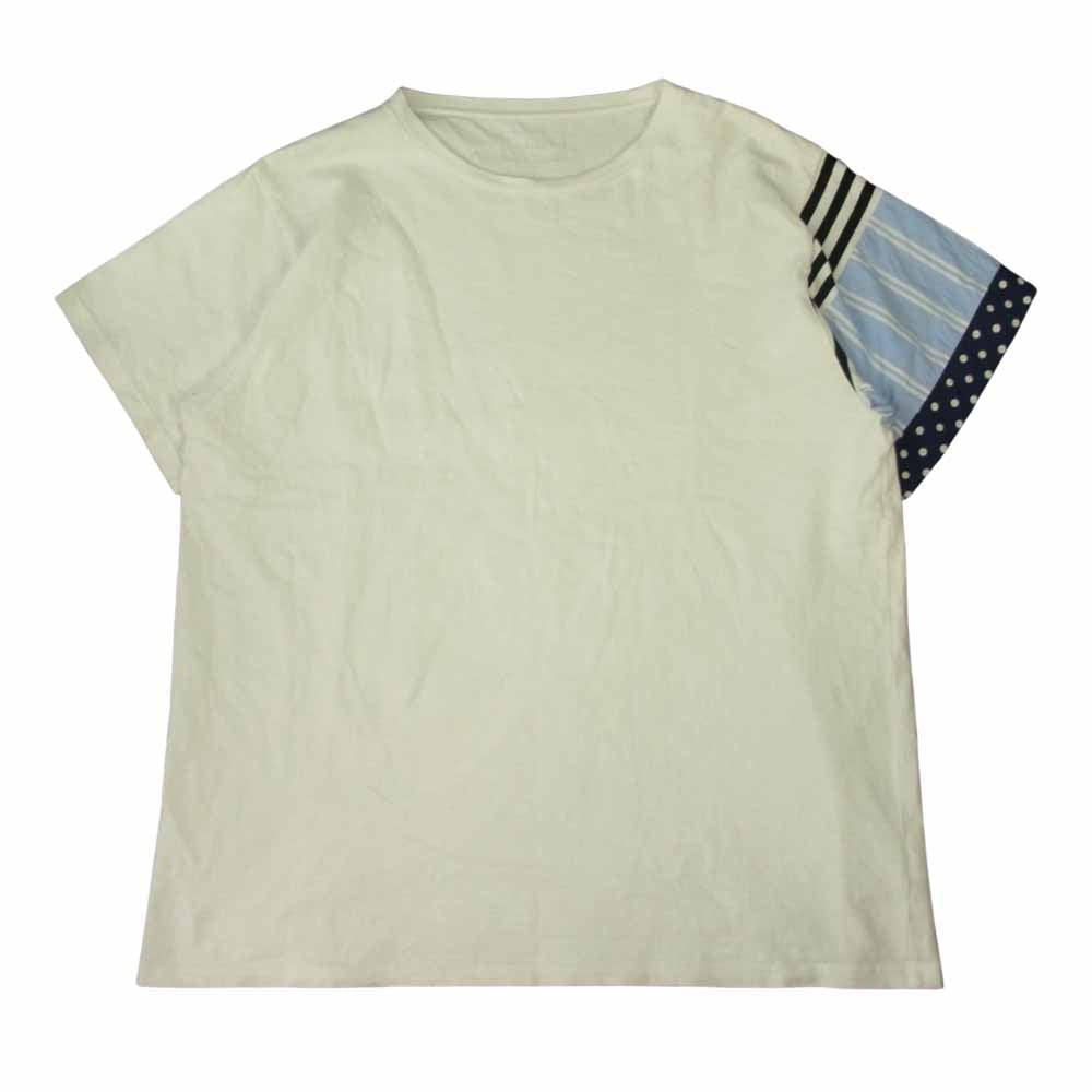 SOPHNET. ソフネット SOPH-192088 SLEEVE PANELED BIG TEE スリーブ パネルド ビッグ Ｔシャツ ホワイト系 L【中古】