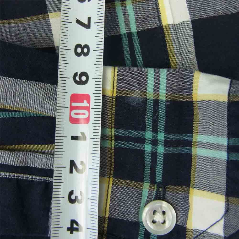 SOPHNET. ソフネット 17SS SOPH-170088 SCORPION CHECK B.D SHIRT スコーピオン チェック ボタン ダウン シャツ ネイビー系 L【中古】
