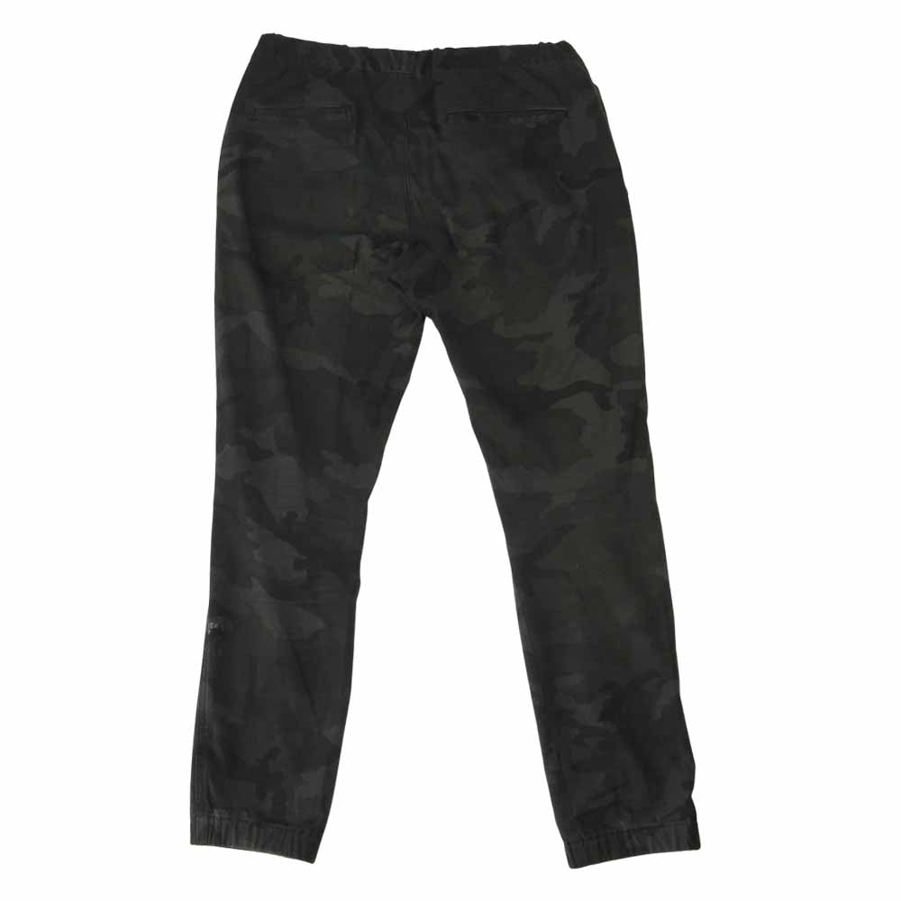uniform experiment ユニフォームエクスペリメント UE-178026 SLIM-FIT STRETCH COTTON JOGGER PANT スリム フィット ストレッチ ジョガー パンツ ブラック系 3【中古】
