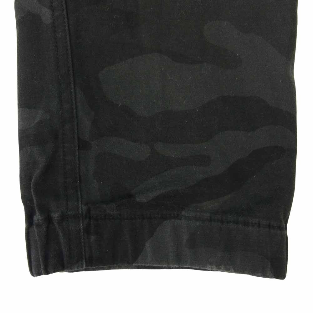 uniform experiment ユニフォームエクスペリメント UE-178026 SLIM-FIT STRETCH COTTON JOGGER PANT スリム フィット ストレッチ ジョガー パンツ ブラック系 3【中古】