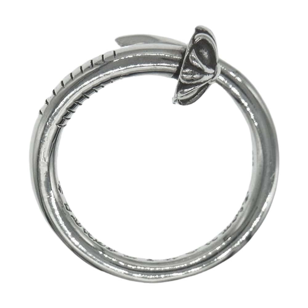 CHROME HEARTS クロムハーツ（原本有） NAIL CRSBALL ネイル クロスボール リング シルバー系【中古】