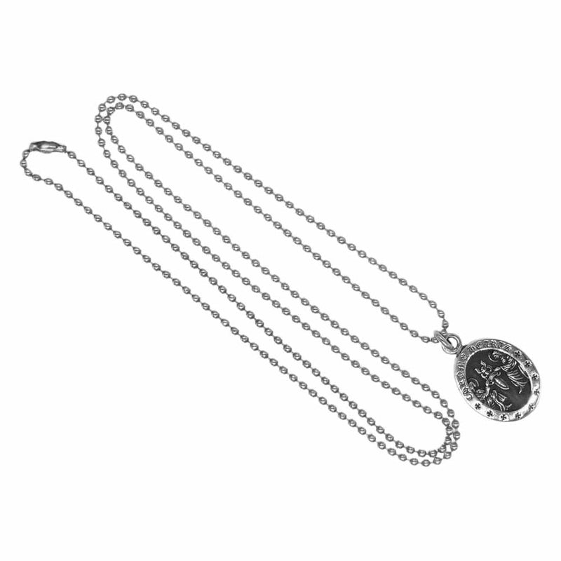 CHROME HEARTS クロムハーツ（原本有） ANGEL MEDAL OVAL エンジェルメダル オーバル シルバー系【中古】