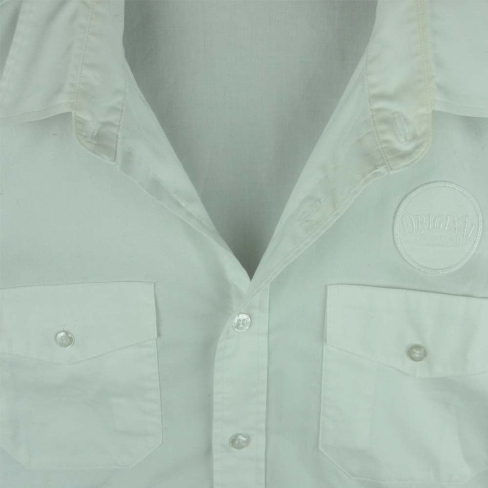 TENDERLOIN テンダーロイン T-WORK SHT ワッペン ワーク 長袖 シャツ 日本製 ホワイト系 M【中古】