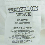TENDERLOIN テンダーロイン T-WORK SHT ワッペン ワーク 長袖 シャツ 日本製 ホワイト系 M【中古】