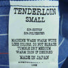 TENDERLOIN テンダーロイン T-WORK SHT U BD 切替 ストライプ 長袖 シャツ コットン 日本製 ブルー系 S【中古】