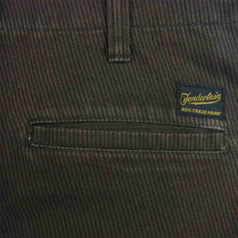 TENDERLOIN テンダーロイン T-BDP PIQUE ピケ ワーク パンツ コットン 日本製 ブラウン系 S【中古】
