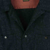 TENDERLOIN テンダーロイン T-WOOL SHT K ウール ステッチ 総柄 長袖 シャツ 日本製 ブラック系 M【中古】