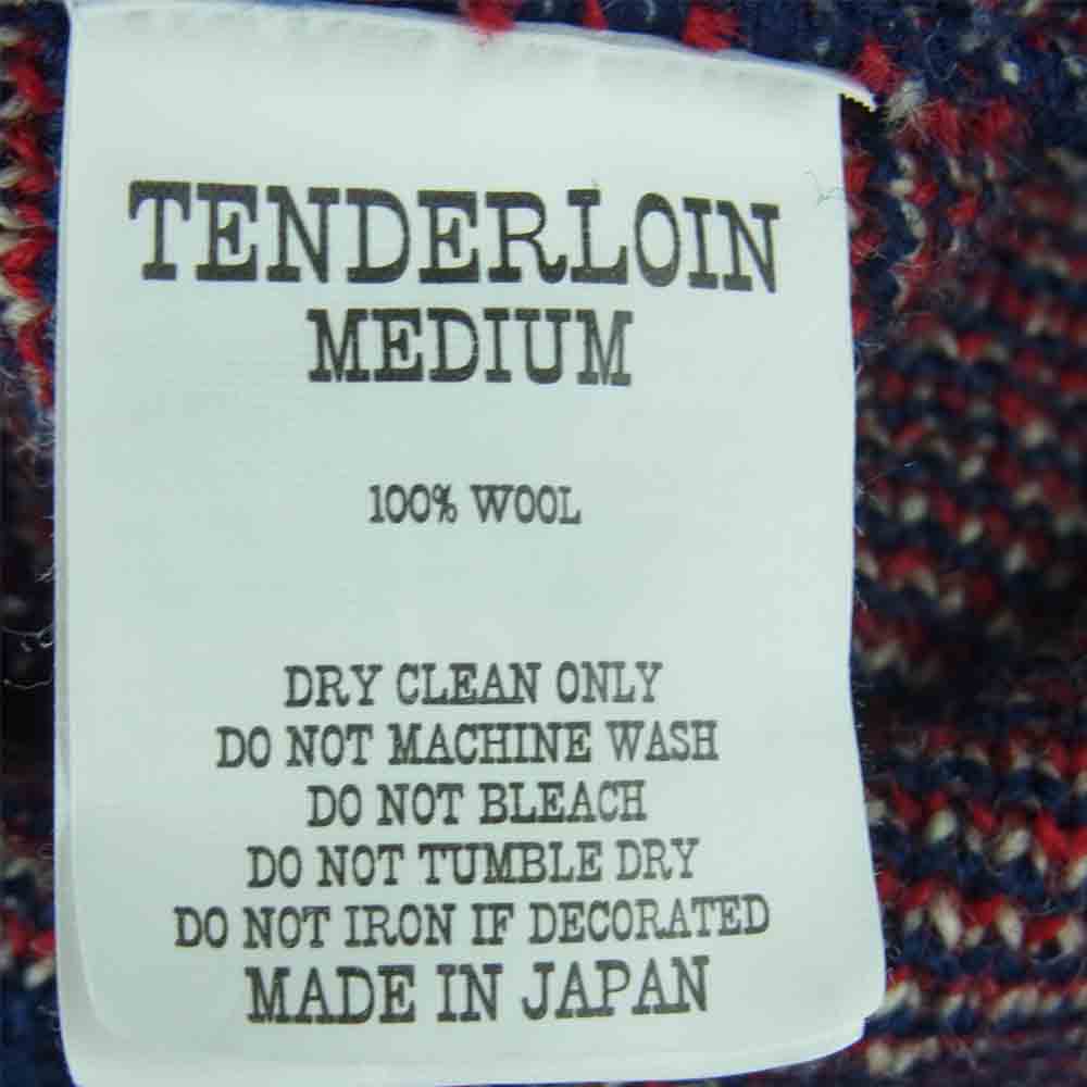 TENDERLOIN テンダーロイン T-SWEATER A ジャガード クルーネック ...