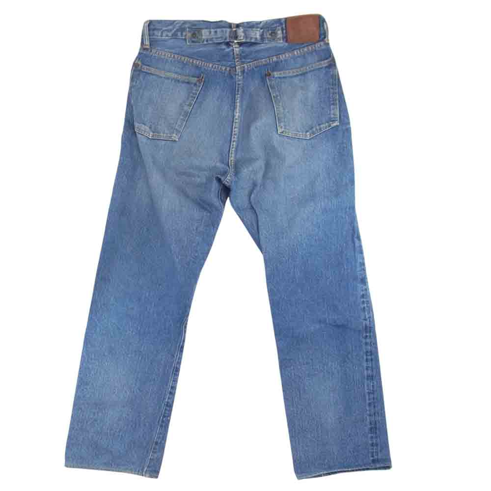 TENDERLOIN テンダーロイン T-RIDERS DAMAGE ダメージ リペア加工 シンチバック デニム パンツ インディゴブルー系 32【中古】