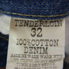 TENDERLOIN テンダーロイン T-RIDERS DAMAGE ダメージ リペア加工 シンチバック デニム パンツ インディゴブルー系 32【中古】