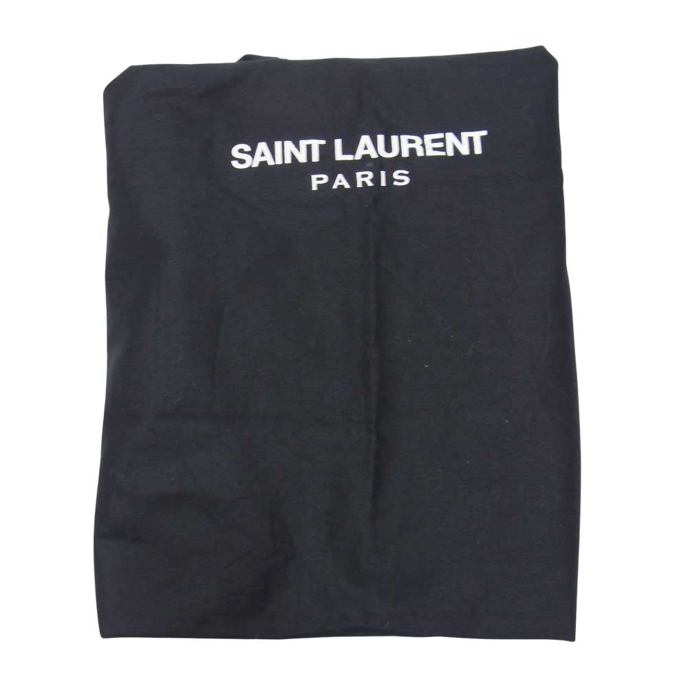 SAINT LAURENT サンローラン PARIS 国内正規品 448967 BG8HN 1000 Grained Calfskin Suede Medium Cabas Rive Gauche ミディアム カバ リヴ ゴーシュ 2WAY バッグ ブラック系【中古】
