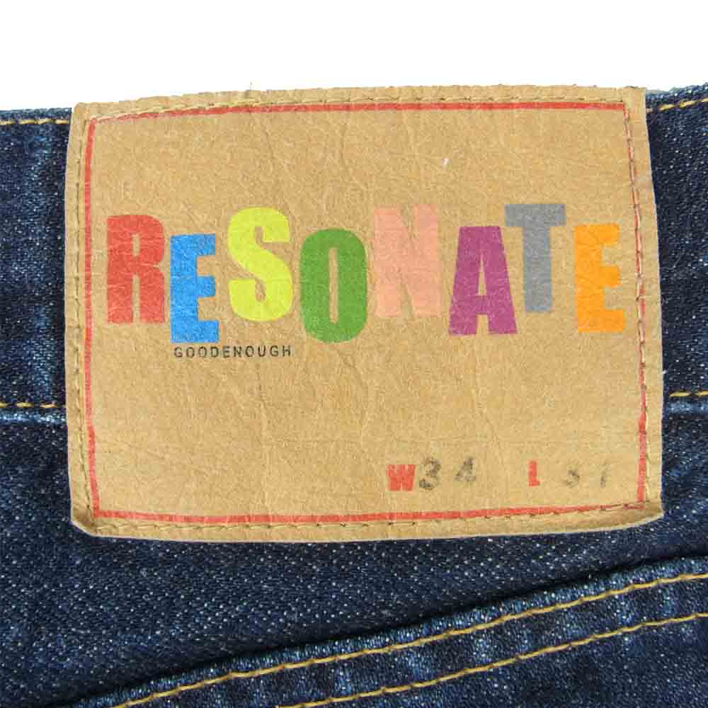 デニム パンツ ポケット内布 ストライプ インディゴブルー系 L【中古】