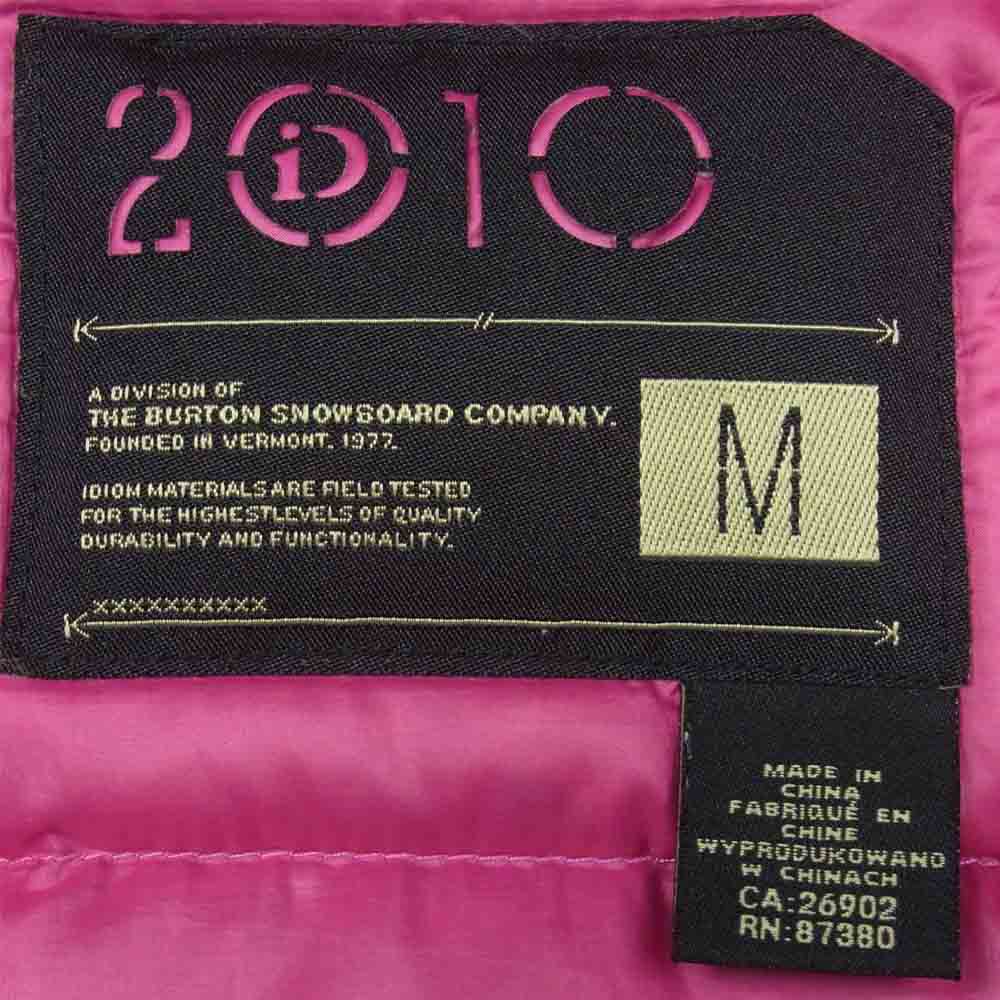 BURTON バートン IDIOM PACKABLE DOWN JACKET イディオム ポケッタブル ダウン ジャケット ブラック系 ピンク系 M【中古】