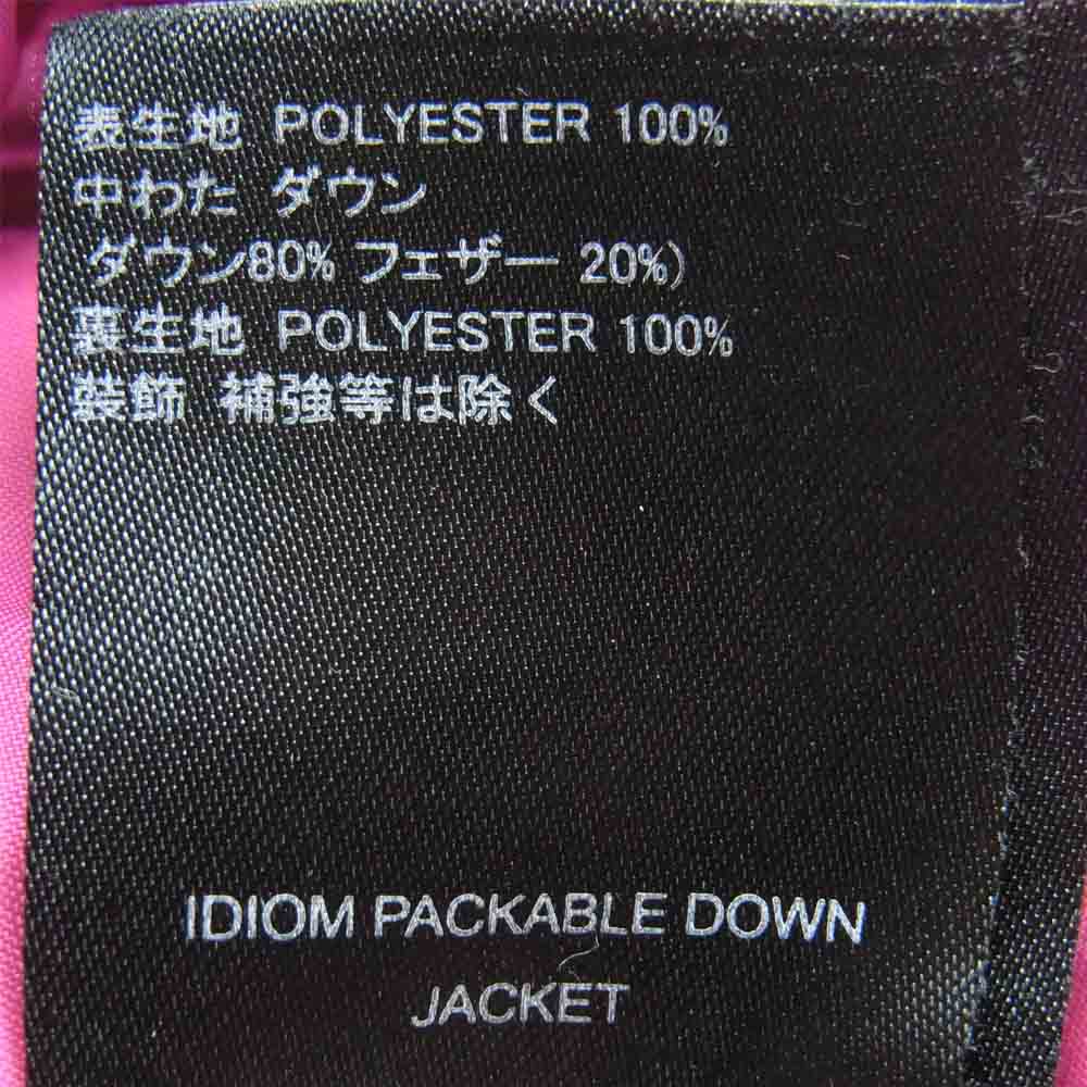 BURTON バートン IDIOM PACKABLE DOWN JACKET イディオム ポケッタブル ダウン ジャケット ブラック系 ピンク系 M【中古】