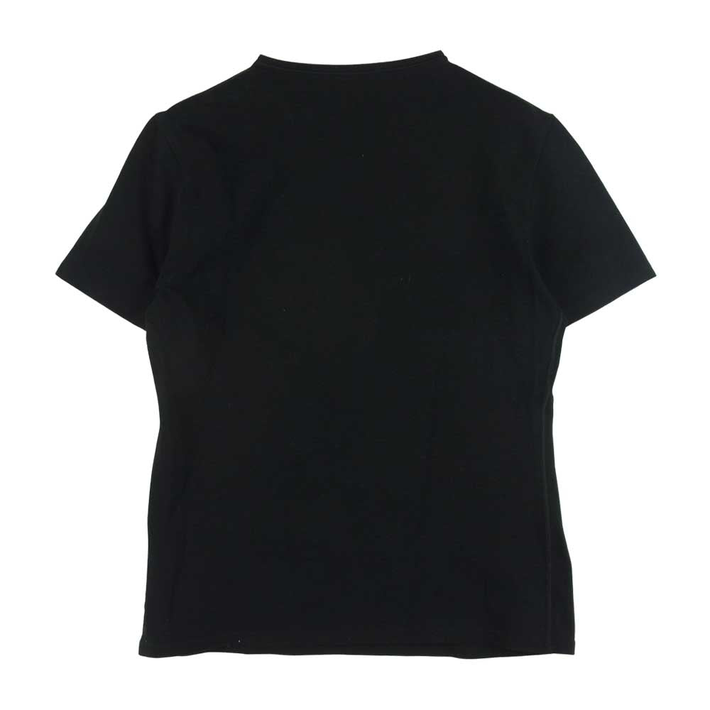 BURBERRY LONDON バーバリー ロンドン FAA16-044 ノヴァチェック ユニオンジャックプリント 半袖 Tシャツ ブラック系 1【中古】