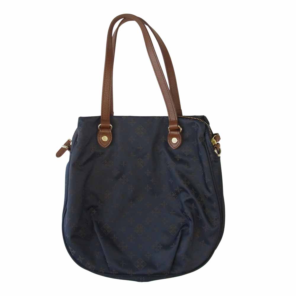 ラシット 2WAY トート ショルダー バッグ ブラウン系【極上美品】【中古】