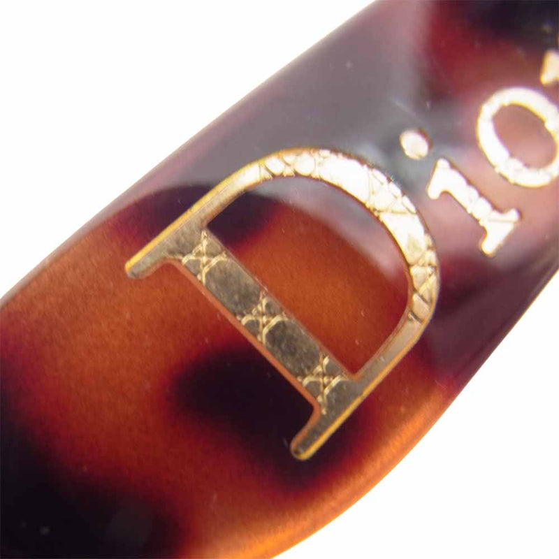 Christian Dior クリスチャンディオール イタリア製 TRND8 ロゴ テンプル サングラス ブラウン系【中古】