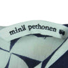 mina perhonen ミナペルホネン 16AW UA1810 HANA GUMO コットン プルオーバー ブラウス ネイビー系 ホワイト系 38【中古】